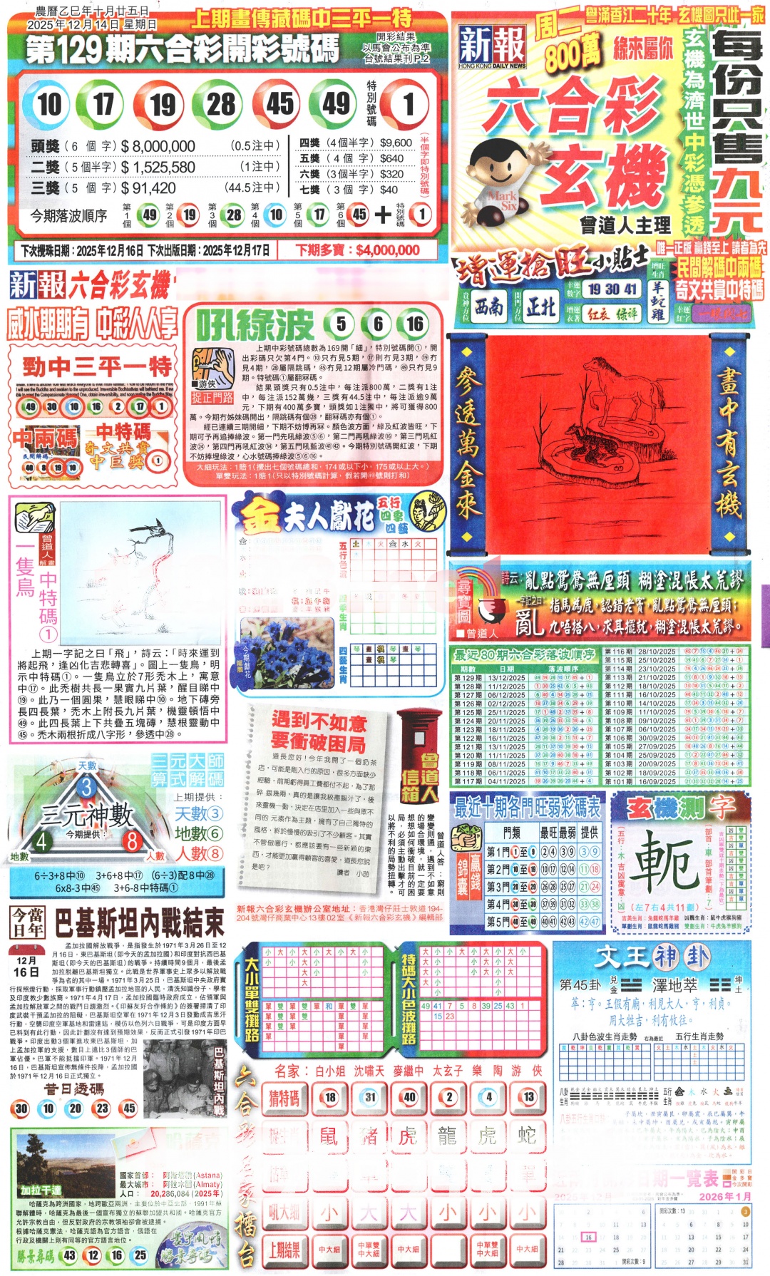 130期新报玄机(港版)A[图]